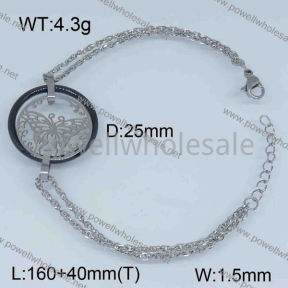 SS Ceramic Bracelet  3490024vbpb-676