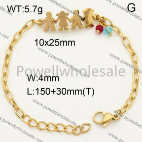 SS Bracelet  3B40660ahjb-317