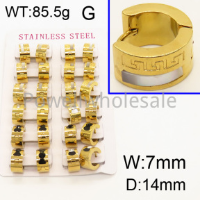 SS Earrings  3E3000888bmmb-314