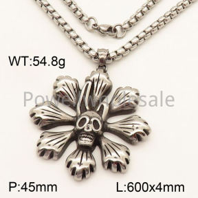 SS Necklace  3N20437vbpb-452