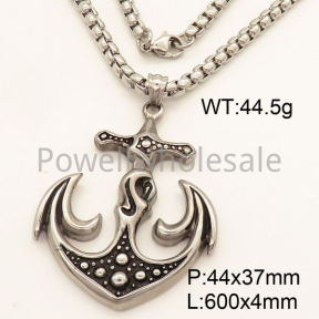 SS Necklace  3N20450vbpb-452