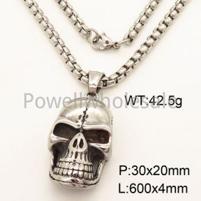 SS Necklace  3N20461vbpb-452
