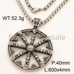 SS Necklace  3N20462vbpb-452