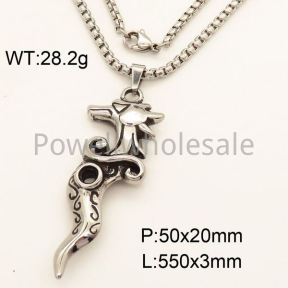SS Necklace  3N20469vbpb-452