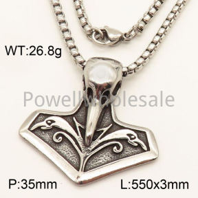 SS Necklace  3N20484vbpb-452