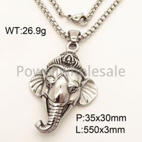 SS Necklace  3N20486vbpb-452