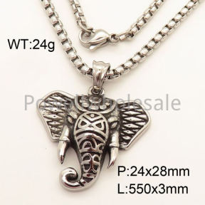 SS Necklace  3N20487vbpb-452