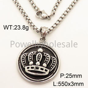 SS Necklace  3N20488vbpb-452