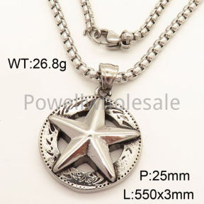 SS Necklace  3N20489vbpb-452