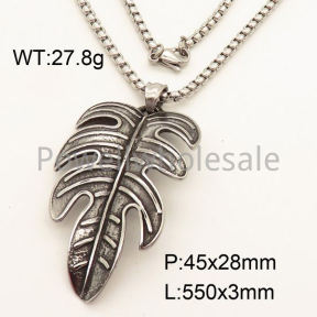 SS Necklace  3N20496vbpb-452