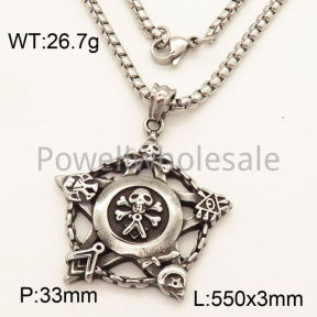SS Necklace  3N20501vbpb-452