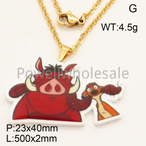 SS Necklace  3N30193vbmb-628