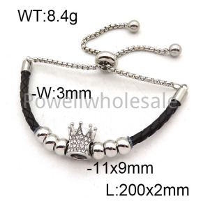 SS Bracelet  6B4001502bhbl-691