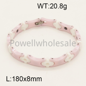 SS Ceramic Bracelet  6B9000038aivb-244