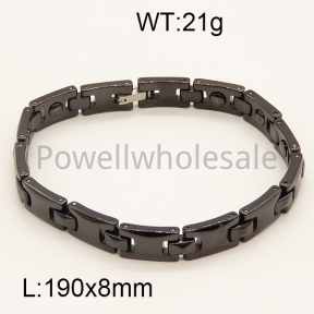 SS Ceramic Bracelet  6B9000040aivb-244