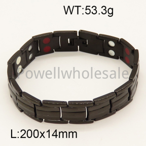 SS Ceramic Bracelet  6B9000041aivb-244