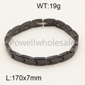 SS Ceramic Bracelet  6B9000046aivb-244