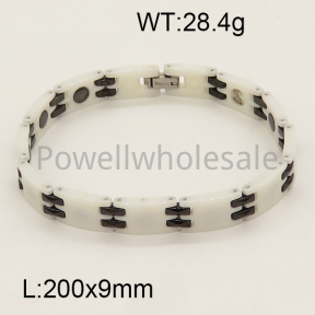 SS Ceramic Bracelet  6B9000050vila-244
