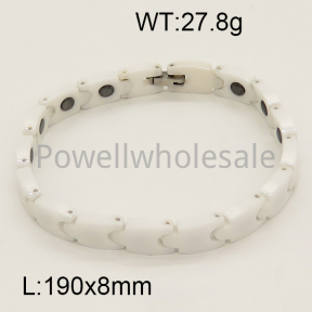 SS Ceramic Bracelet  6B9000051vila-244