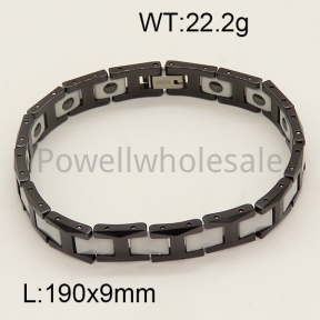 SS Ceramic Bracelet  6B9000063vila-244