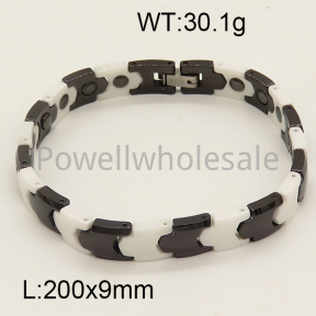 SS Ceramic Bracelet  6B9000065vila-244