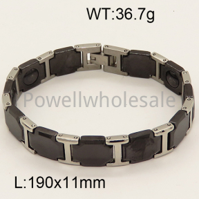 SS Ceramic Bracelet  6B9000080ajvb-244