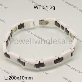 SS Ceramic Bracelet  6B90002vila-244