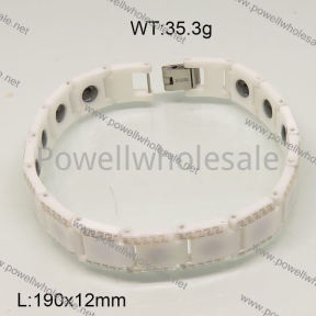 SS Ceramic Bracelet  6B90004ajvb-244