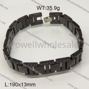 SS Ceramic Bracelet  6B90009vila-244