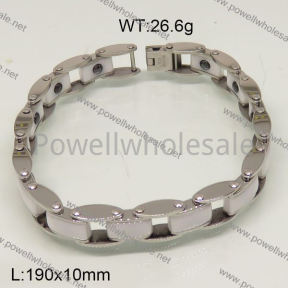 SS Ceramic Bracelet  6B90015vila-244