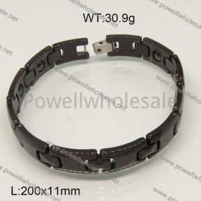 SS Ceramic Bracelet  6B90016vila-244