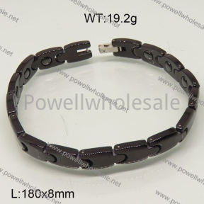 SS Ceramic Bracelet  6B90024aivb-244