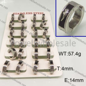 SS Earrings  6E30170ajvb-658