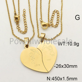 SS Necklace  6N21146vbnb-704