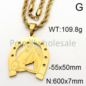 SS Necklace  6N21233aivb-452