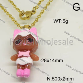 SS Necklace  6N30089vbmb-628