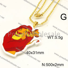 SS Necklace  6N30280vbmb-628