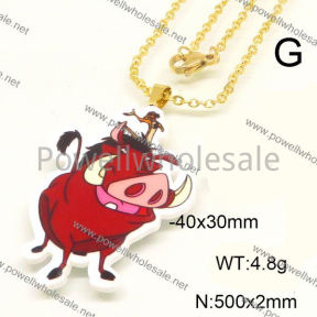 SS Necklace  6N30296vbmb-628