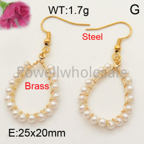 Shell Pearl  Earring  F3E300627vbnb-L005