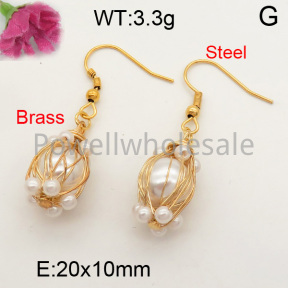 Shell Pearl  Earring  F3E300632vbnb-L005