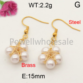 Shell Pearl  Earring  F3E300634vbnb-L005