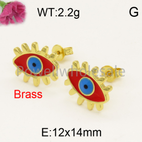 Fashion Brass Earrings  F3E300710ablb-L017