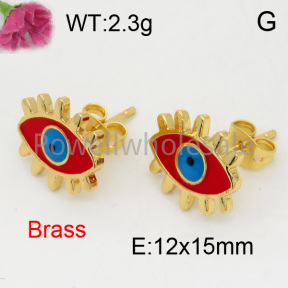Fashion Brass Earrings  F3E300743ablb-L017