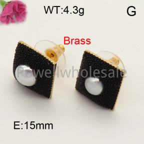Natural Pearl Earring  F3E400752bhia-L005