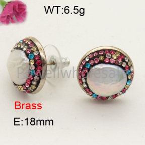 Natural Pearl Earring  F3E400762bhia-L005