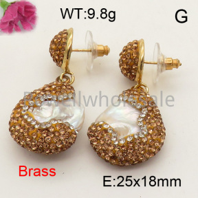 Natural Pearl Earring  F3E400795aivb-L005