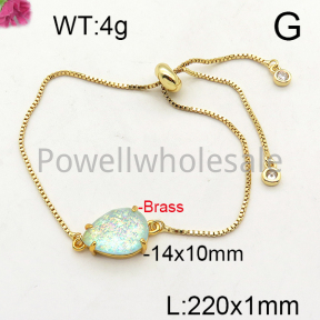 Fashion Brass Bracelet  F6B402376bhia-J101