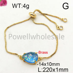 Fashion Brass Bracelet  F6B402377bhia-J101
