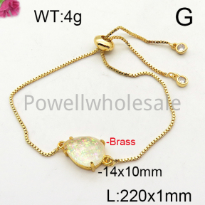 Fashion Brass Bracelet  F6B402378bhia-J101
