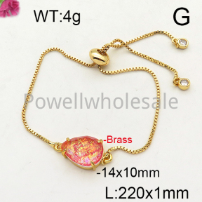 Fashion Brass Bracelet  F6B402379bhia-J101
